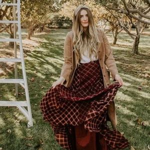 Free People Prairie Dreams Skirt Size 8